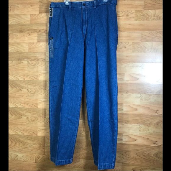 Haggar 36Wx32L Denim Classic Fit Comfort Waist - Picture 14 of 16